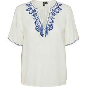 Vero Moda - Vmsvella - Blouse - Birch/cornflower