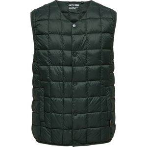 Only & Sons - Gavin Light - Gilet - Hoge Hals - Lange Mouwen - Knoopsluiting