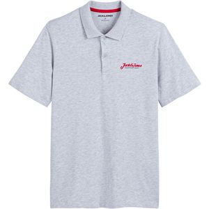 JACK & JONES Jjerik Polo Ss Poloshirt voor heren, wit melange., XS