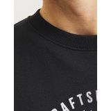 Jack & Jones Trui Jjjeans Sweat O-neck 12257108 Black Mannen