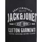 Jack & Jones Trui Jjjeans Sweat O-neck 12257108 Black Mannen