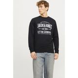 Jack & Jones Trui Jjjeans Sweat O-neck 12257108 Black Mannen