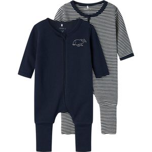 Name It - Y/d Core 2 - Slaappakje - Meerkleurig - Biologisch Katoen - Pak van 2