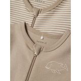 Slaappakje - 2-Pack - Interlock - Zacht - Lange Mouwen - Ritssluiting