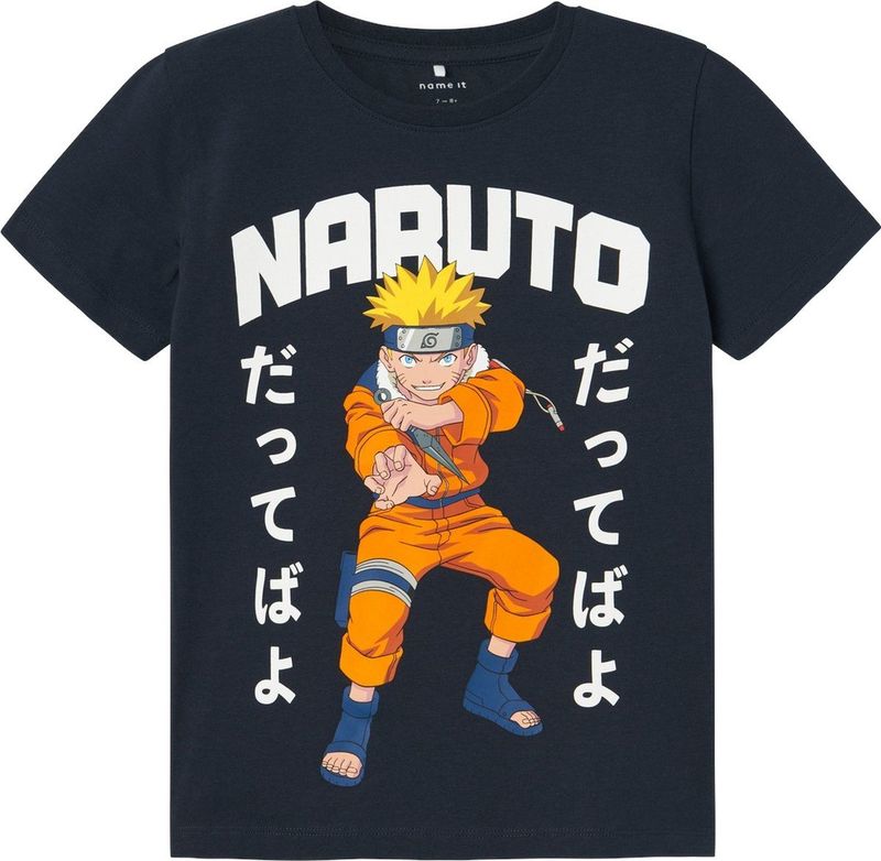 Naruto - T-shirt - Dark Sapphir - Jersey - Ronde Hals - Korte Mouwen