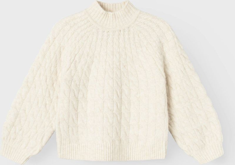 NAME IT - NKFNADALIE LS KNIT - Truien - Wit