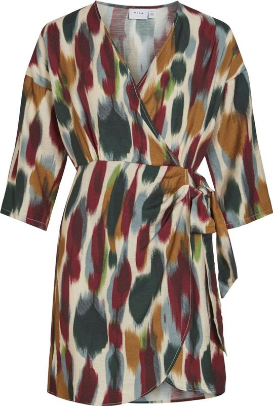 Vila - Virano - Jurk - Groen - Dessin