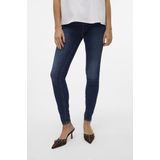 Skinny Fit Jeans - Blauw - Katoen - Elastisch