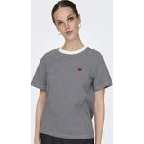 JDY Kurzarmshirt JDYPISA S/S PRINT TOP JRS NOOS