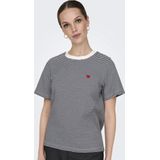 JDY Kurzarmshirt JDYPISA S/S PRINT TOP JRS NOOS