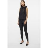 Vero Moda Skinny-fit-Jeans »VMFLASH MR SKINNY COATED PANTS NOOS«, mit beschichteter Lederimitat Optik