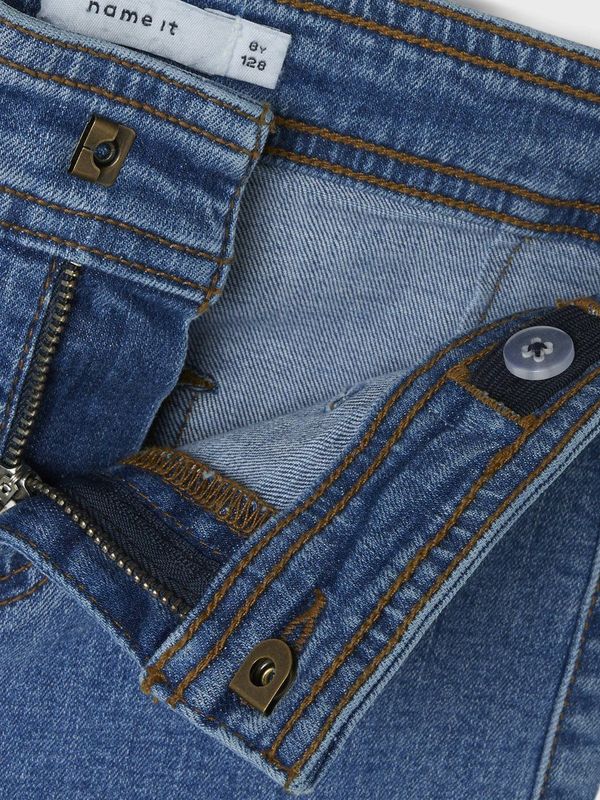 Name it broek meisjes - blauw - NKFsalli xwide