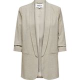 Blazers - White Pepper - Met 3/4 Mouwen - Reverskraag - Nauw Aansluitend