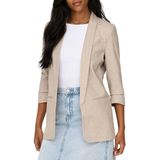 Blazers - White Pepper - Met 3/4 Mouwen - Reverskraag - Nauw Aansluitend