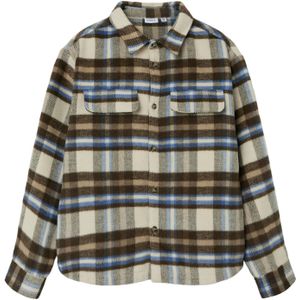NAME IT Overhemd voor jongens, regular fit, berk, 116