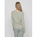 Gebreide Top - V-hals - Lange Mouwen - Zwart - Viscose/Nylon/Polyester