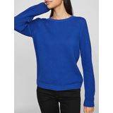 Vila Rundhalspullover »VIDALO O-NECK L/S KNIT TOP- NOOS«