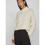 Vila - Lory - Gebreide Top - Hoge Hals - Lange Mouwen - Regular Fit