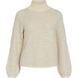 Vila - Lory - Gebreide Top - Hoge Hals - Lange Mouwen - Regular Fit