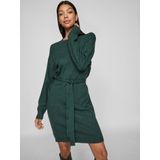 Vila Strickkleid VIRIL O-NECK L/S BELT KNIT DRESS - NOOS