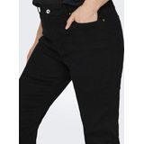 ONLY CARMAKOMA - Slim Fit Jeans - Blauw - Katoen - Mid Waist