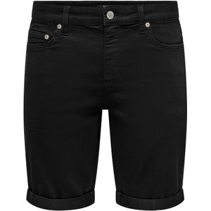 Onsply - Mid Waist Regular Fit - Denim Shorts