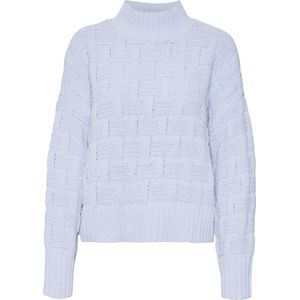 Vero Moda Trui Vmisa Ls Highneck Pullover Boo 10310839 Cosmic Sky Dames