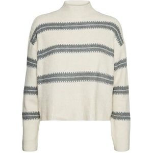 Vero Moda - Vmdazzle Ls Highneck Pullover Ga Boo - Dames - Gebreide Truien