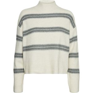 Vero Moda - Vmdazzle Ls Highneck Pullover Ga Boo - Dames - Gebreide Truien