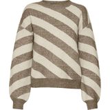 Vero Moda Trui Vmlara Ls O-neck Pullover Ga Boo Re 10310862 Silver Mink/birch Dames