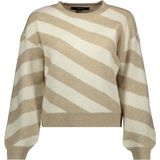 Vero Moda Trui Vmlara Ls O-neck Pullover Ga Boo Re 10310862 Silver Mink/birch Dames