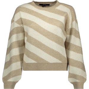 Vero Moda Trui Vmlara Ls O-neck Pullover Ga Boo Re 10310862 Silver Mink/birch Dames