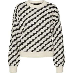 Vero Moda - Vmlara Ls o-Neck Pullover Boo Rep - Dames - Gebreide Truien