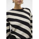 Vero Moda Trui Vmlara Ls O neck Pullover Ga Boo Re 10310862 Black/birch Dames