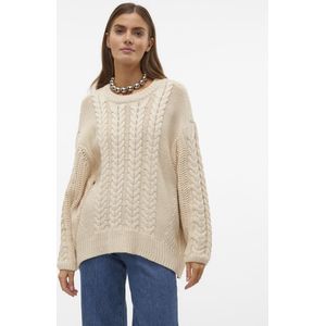 Vero Moda - Vmsveacable Ls o-Neck Pullover Ga Boo - Dames - Gebreide Truien