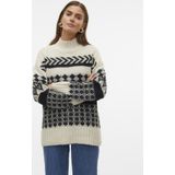 Pullover - Chunky - Hoog Hals - Lange Mouwen - Gebreid