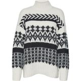 Pullover - Chunky - Hoog Hals - Lange Mouwen - Gebreid
