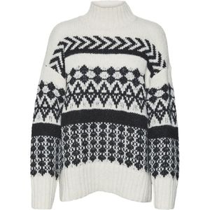 Pullover - Chunky - Hoog Hals - Lange Mouwen - Gebreid