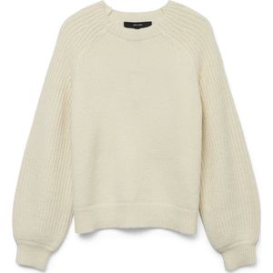 VERO MODA - VMENYA LS O-NECK PULLOVER BOO - Dames - Gebreide Pullover - O-hals - Lange Mouwen - Regular Fit