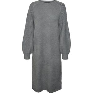 Vmenya - Midi-jurk - Gebreide Jurk - Knielengte - Lange Mouwen