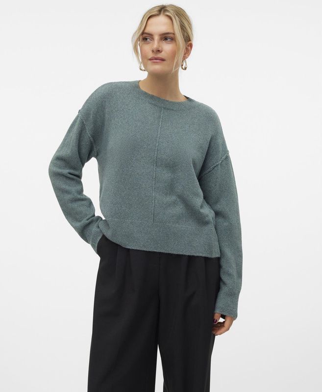 Vero Moda - Vmesti Ls o-Neck Pullover Ga Boo - Dames - Gebreide Truien