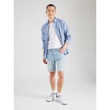 Onsply - Mid Waist Regular Fit Shorts - Denim - Gebleekt - Voorzakken Achterzakken