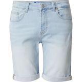 Onsply - Mid Waist Regular Fit Shorts - Denim - Gebleekt - Voorzakken Achterzakken