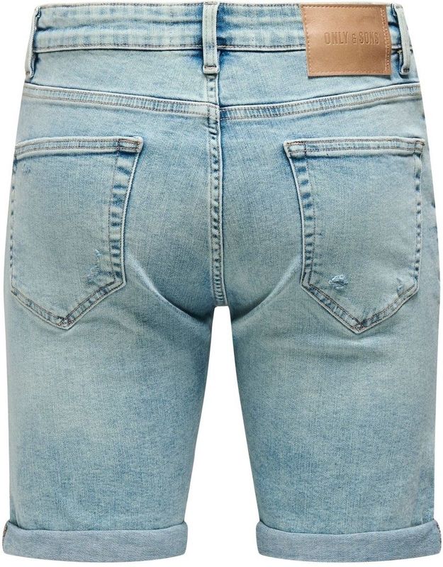 Jeans - ONSPLY - Korte Broek - Effen - Denim - Light Washed