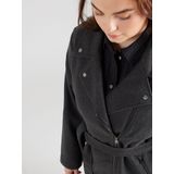 Tussenjas - Effen - Licht Gevoerd - Stevige Stof - Normale Pasvorm