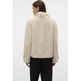 Vero Moda - Sonja Eva Fur Jacket - Faux Fur - Zwart - Leren Jas