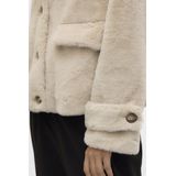 Vero Moda - Sonja Eva Fur Jacket - Faux Fur - Zwart - Leren Jas