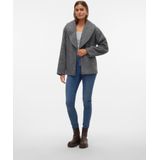 Jas - Omkeerbaar - Lange Mouwen - Verlaagde Schoudernaden - Riemsluiting - Voorzakken