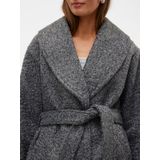 Jas - Omkeerbaar - Lange Mouwen - Verlaagde Schoudernaden - Riemsluiting - Voorzakken