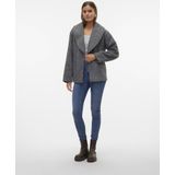 Jas - Omkeerbaar - Lange Mouwen - Verlaagde Schoudernaden - Riemsluiting - Voorzakken